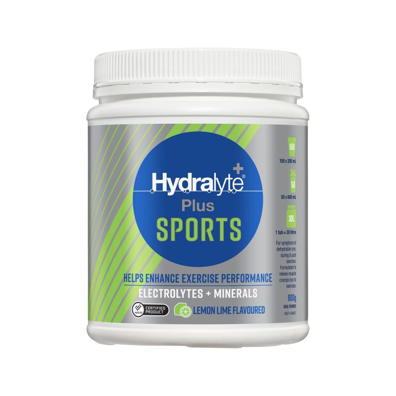 Hydralyte Sports Lemon Lime Powder 900g