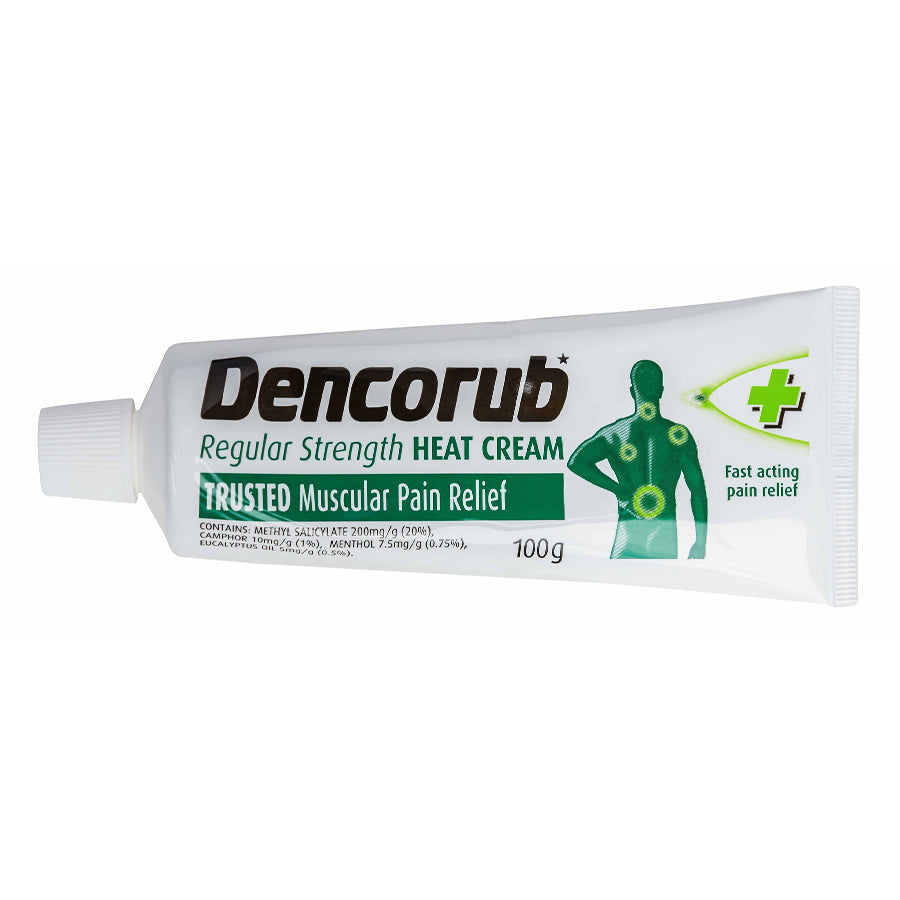 dencorub regular heat cream 100g
