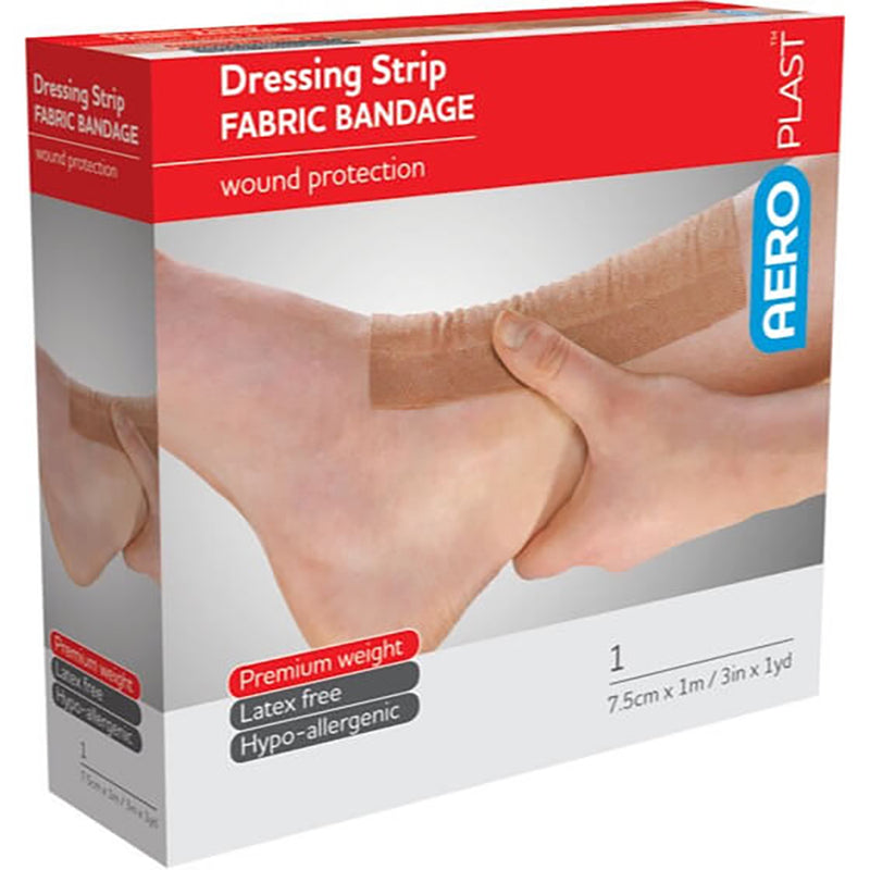 aero plast fabric wound protection strip 7.5cm x 1m