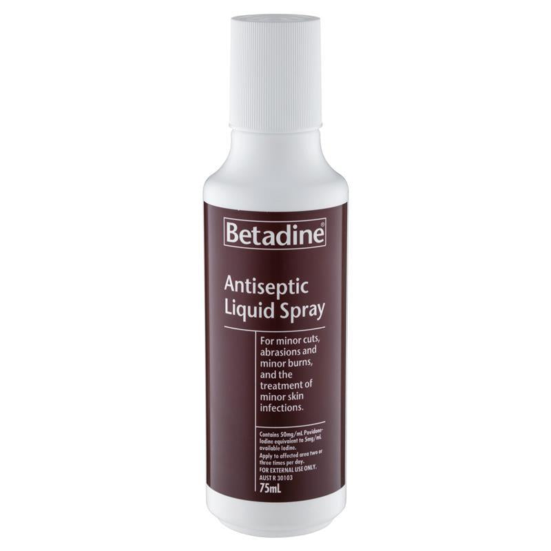 Betadine Antiseptic Liquid Spray 75mL