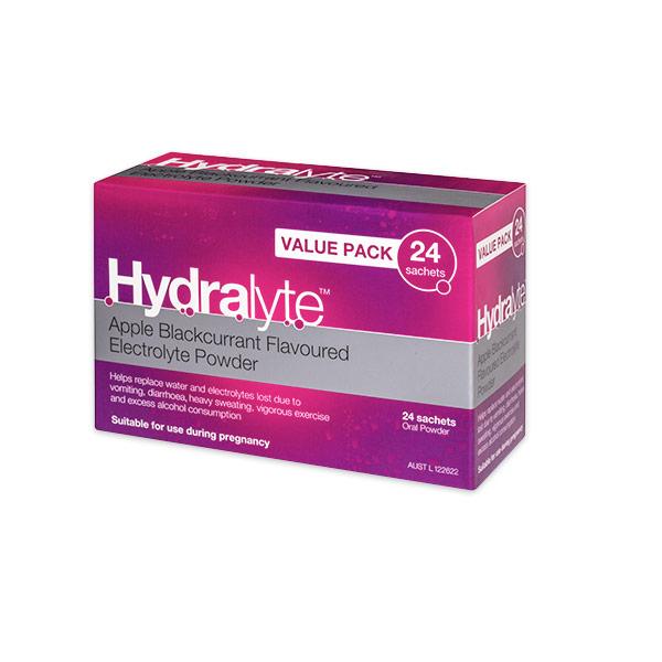 Hydralyte Sachets Value Pack 4.9g x 24
