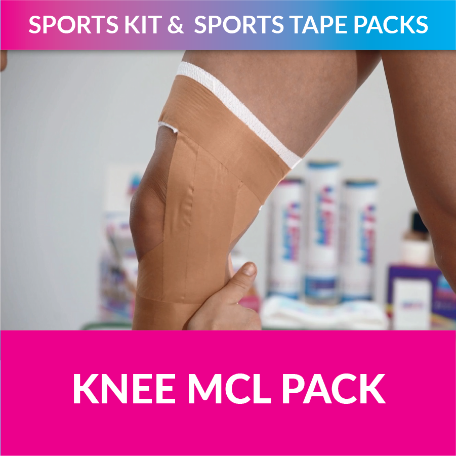 MST my sports tape knee pack strappt app michelle jenneke