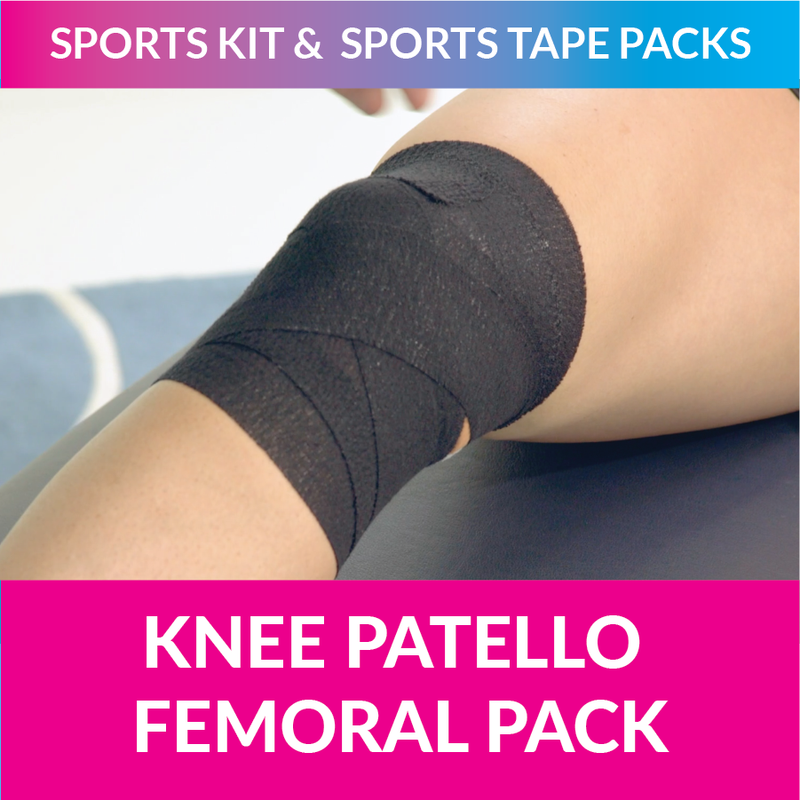 MST my sports tape knee patello formal pack strappt app michelle jenneke